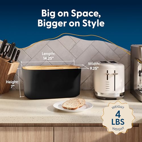 Sonder LA Union Bread Box with Wood Lid