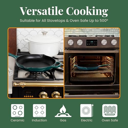 Enameled Cast Iron Skillet
