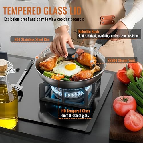 12 Inch Pan Lid For Pots Pans and Skillets