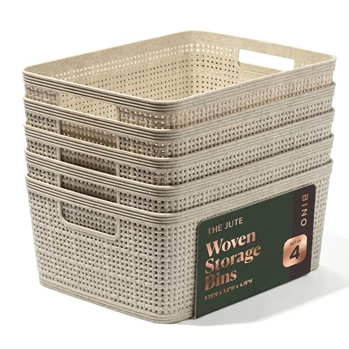 Woven Plastic Basket (5 Count)