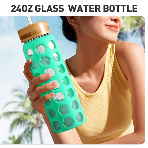Glass Water Bottle