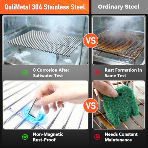 SUS304 Grill Grates for Weber Spirit 310&GS Spirit II 300 Series