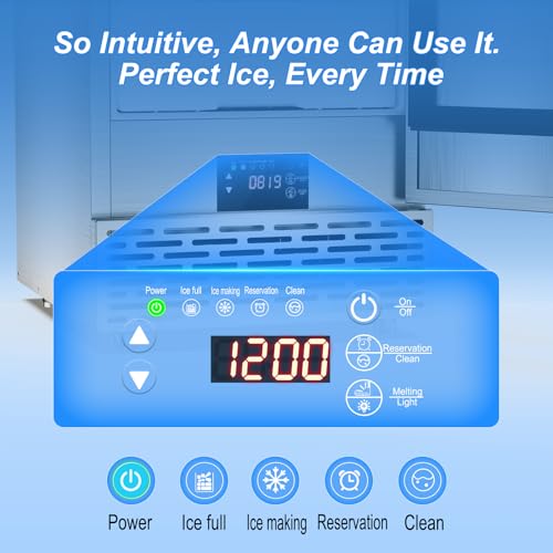 120LB Day Commercial Under Counter Ice Maker Machine with Auto
