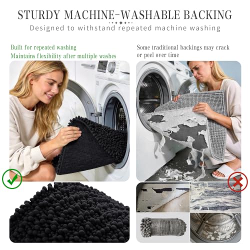 Bathroom Rugs Non Slip Washable