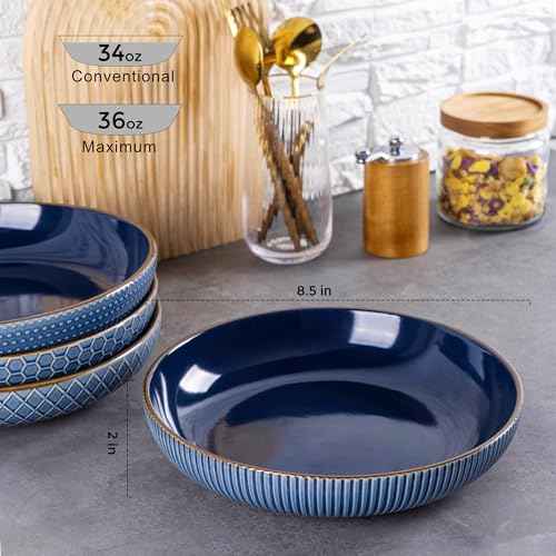 8.5'' Large Pasta Bowls (4 Count)