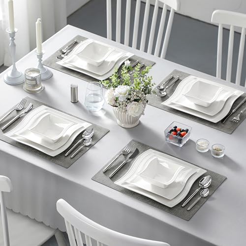 Ivory White Dinnerware Set (12 Count)