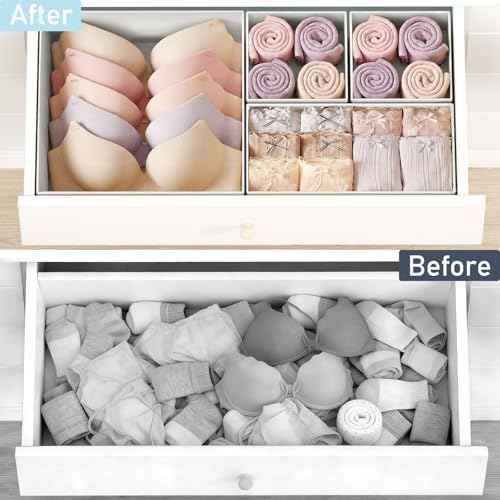 Drawer Organizer Clothes 28 Pack (28 Count)