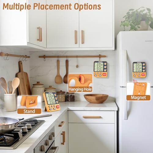 Digital Dual Triple Kitchen Timer