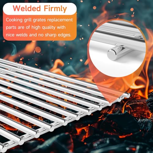 18.75" x 26.5'' Stainless Steel Cooking Grates for Weber