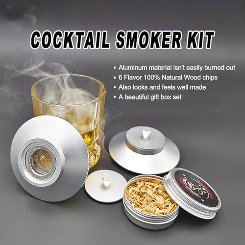 Whiskey Smoker Kit with 6 Chips