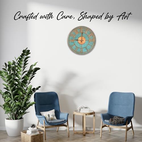 Handmade Copper Wall Clock Artisan Touch in Every Piece