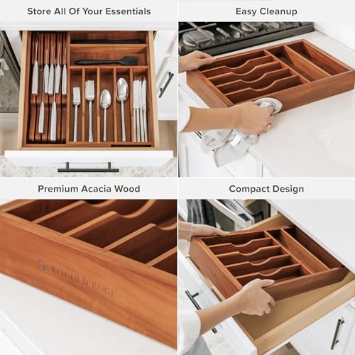 Silverware & Utensil Drawer Organizer