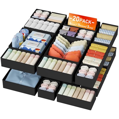 Drawer Organizer Clothes (20 Count)