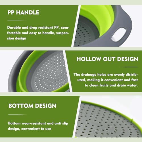 Collapsible Colander Set (3 Count)