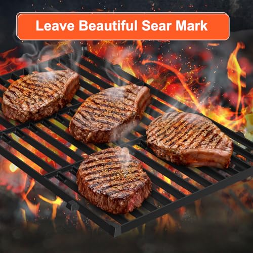 18.7 Inch Cast Iron Grill Grates for Weber Genesis II 400 Series