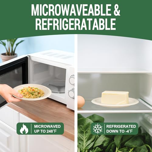 Compostable Paper Plates (150 Count)
