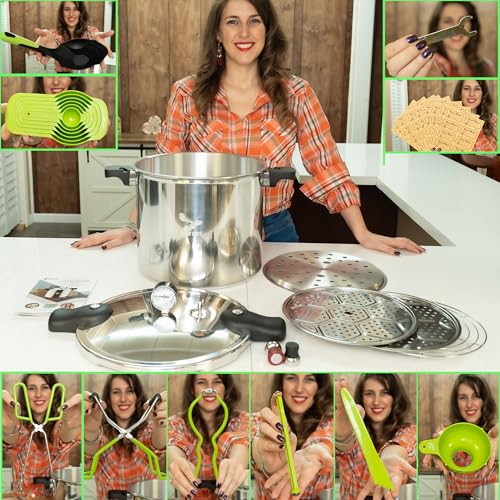 23 Qt Canning Pot with Canning Supplies Starter Kit