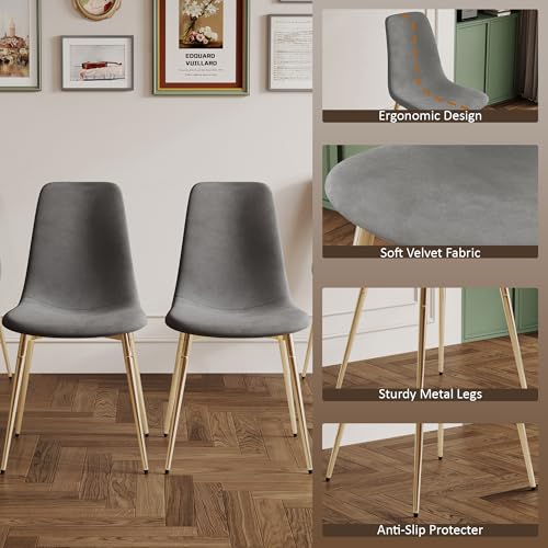 36" Round Glass Dining Table Set for 4 (5 Count)