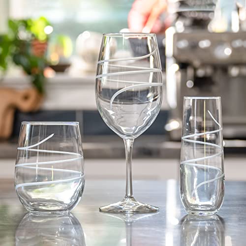 Twist All Purpose Wine Glass 18 Ounce (4 Count)