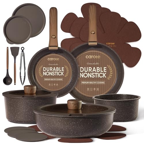 21pcs Pots and Pans Set Non Stick