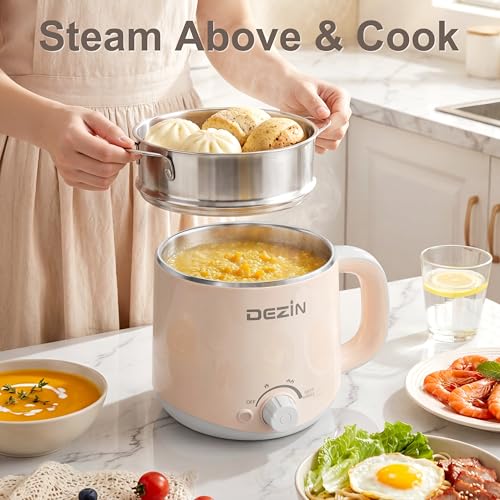 1.6L Electric Pot with Steamer