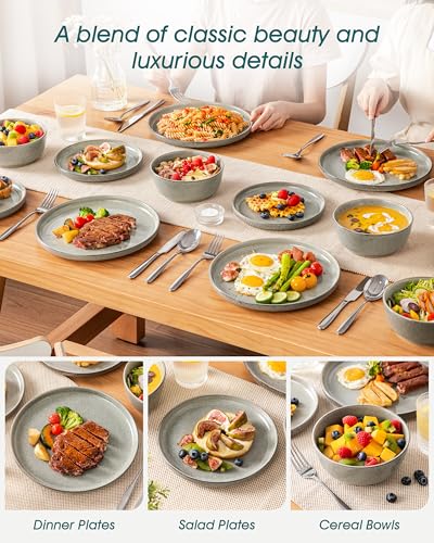 ANYA 18 Pieces Plates and Bowls Set