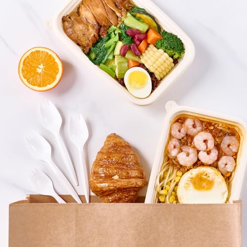 1000 Count White Plastic Sporks