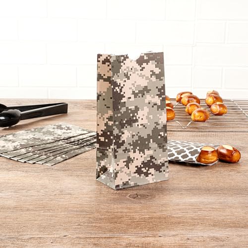 Camouflage Paper Bag (100 Count)