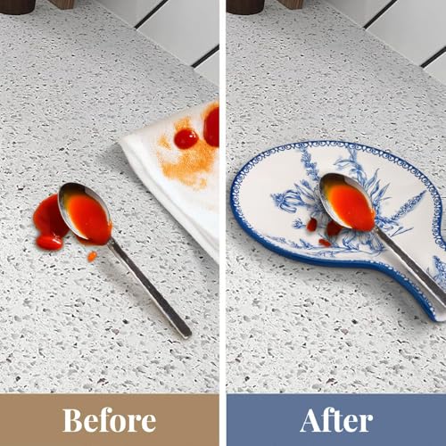 Blue Garden Toile De Jouy Spoon Rest for Stove Top