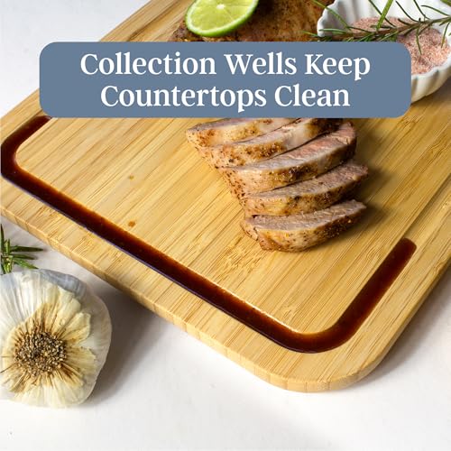3 Piece Bamboo Cutting Board Set (3 Count)