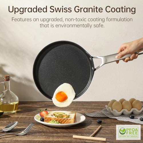 9.5 Inch Nonstick Crepe Pan with Spreader