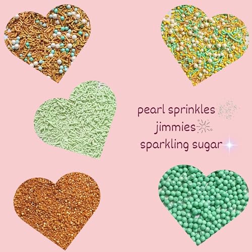 Edible Sprinkles Mix Pack of 5 (4.9384 Ounce)