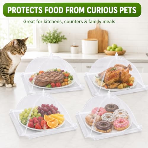 Food Cover 4 Pack Mesh Food Tent