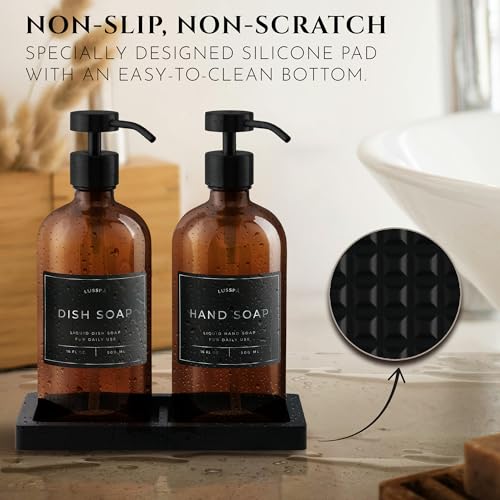 Glass Soap Dispenser Set of 2 (2 Count)