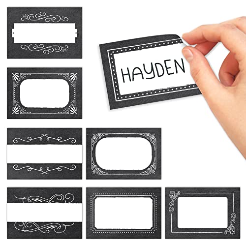 Self Adhesive Name Tags Sticker (56 Count)