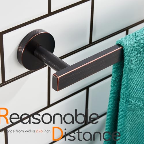 32 Inch Bathroom Towel Bar Bath Towel Rack Kitchen Towel Holder Long Towel Rails Wall Mounted SUS304 Stainless Steel Oil Rubbed Bronze AN4001ORB