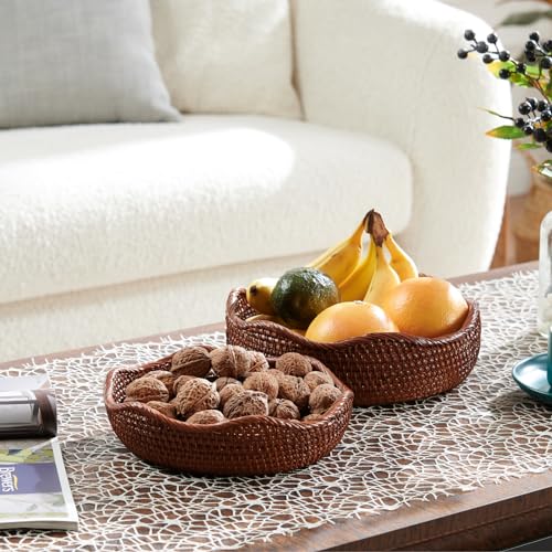 Rattan Bread Basket (2 Count)