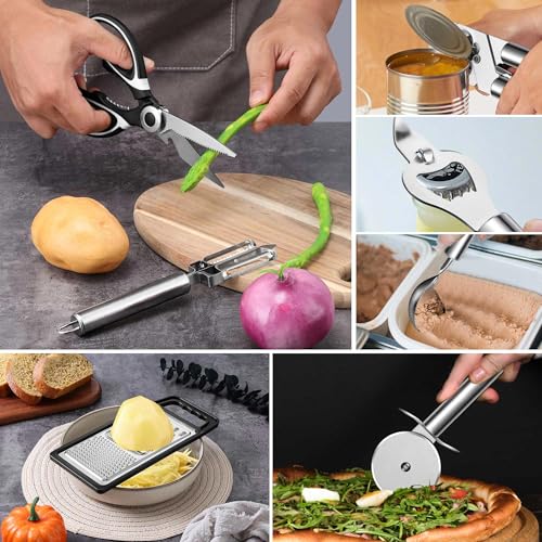 31 Piece Stainless Steel Cooking Utensils Set (31 Count)