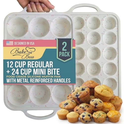 Silicone Muffin Pans (2 Count)