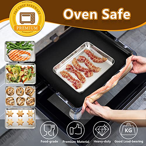 Stainless Steel Baking Sheet with Rack Set for Cookie