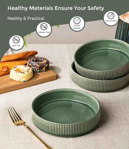7.5 Inch Pasta Bowls Set of 4 (4 Count)