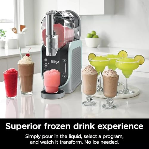 Refurbished) SLUSHi with RapidChill Technology, 96 oz. Frozen Drink & Slushie Machine, 5 Preset Programs, Slush, Spiked Slush, Frappe, Milkshake, Frozen Juice, FS305CO (Renewed)