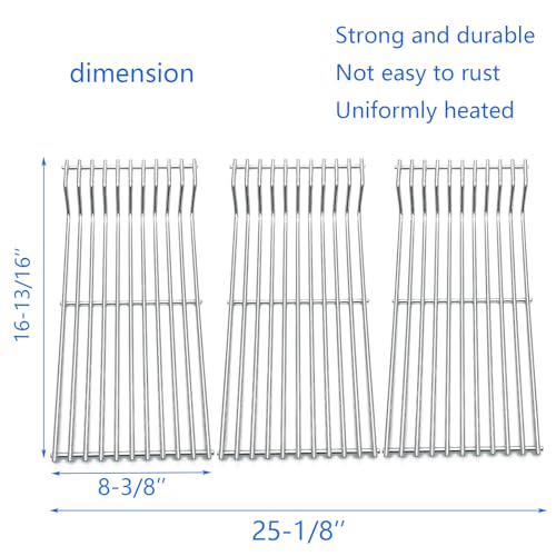 16.8" Stainless Steel Cooking Grates Replacement Parts for Broilmaster D3 G