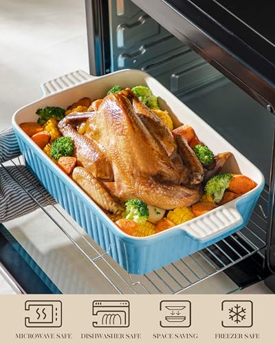 4.4 QT Ceramic Casserole Dishes for Oven