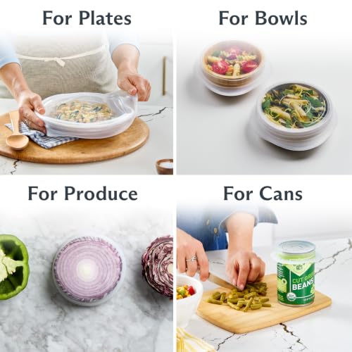 Reusable Silicone Stretch Lids (4 Count)