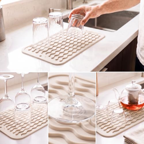 Silicone Dish Drying Mat for Multiple Usage