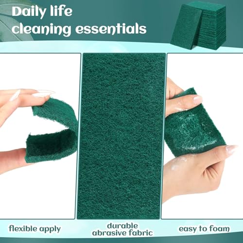 150 Pcs Heavy Duty Scouring Pads Bulk for Kitchen Dish