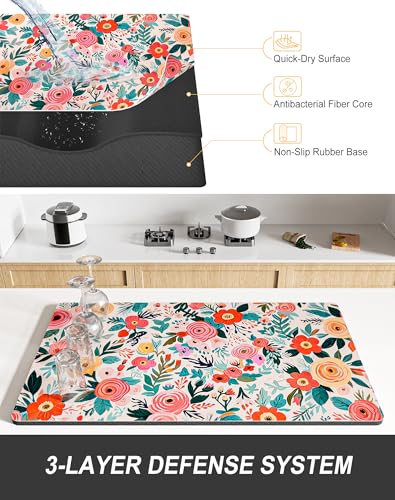 Dish Drying Mat for Kitchen Counter