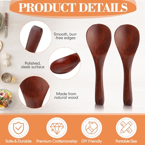 24 Pcs Small Wooden Spoons (24 Count)