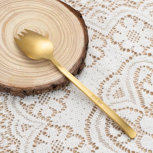 8 Piece Gold Salad Serving Set (8 Count)